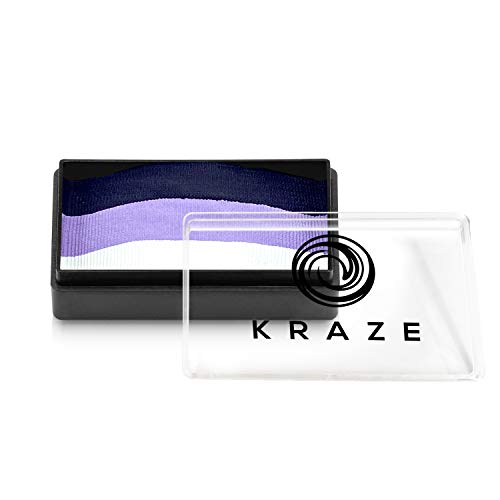 Dome Stroke - Orchid (25 gm), Professional 1-Stroke Split Cake, Hypoallergenic, Non-Toxic, Water Activated Face & Body Painting Makeup Supplies for Adults - color: Orchid