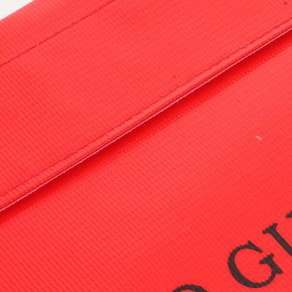 Explosion Proof Lipo Battery Bag - Fire Retardant Lithium Battery Safety Pouch for Charging and Storage - Protective Lipo Storage Guard with Sticky Band Red - size: 22.50X19.00X0.25CM