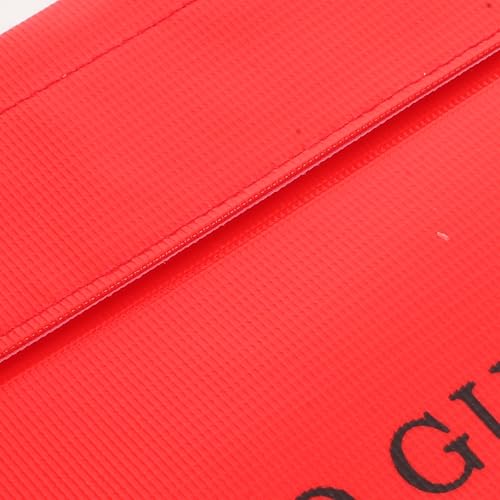 Explosion Proof Lipo Battery Bag - Fire Retardant Lithium Battery Safety Pouch for Charging and Storage - Protective Lipo Storage Guard with Sticky Band - size: 29.70X23.30X0.25CM
