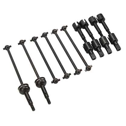 RC CVD Drive Shaft Set, Durable Dogbone Axle Replacement, RC Car Wheel Stub Axle Cup for Off-Road Racing Hobbyists and Model 144001 124018 124019 Enthusiasts