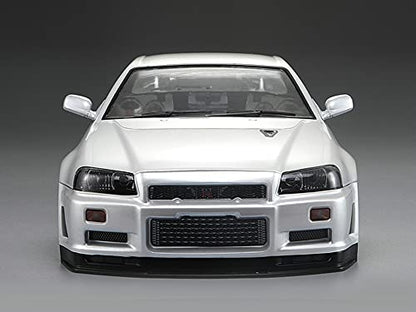 Killerbody 1/10 RC Painted Skyline GTR BNR34 195mm Touring Drift Car Body (Pearl-White) - color: Pearl-white
