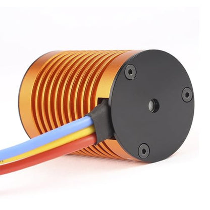 HUIOP 10T Motor, OCDAY 10T 3930KV 4 Poles Sensorless Brushless Motor and Waterproof 60A Sensorless Brushless Car ESC for 1/10 RC Car Truck Boat
