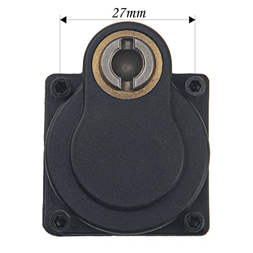 RC Electric Roto Starter E-Start Backplate Power Back Cover 11011 & Drill Start Wand Power Starter Shaft Rod Pin End 11003 for 1/10 HSP HPI Vertex VX 16/18/21, CXP SH 18/21 Engines (Hole Centers 27mm)