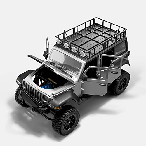 1/12 2.4Ghz Crawler RC Car, Full Scale Throttle/Steering,All Terrain Hobby 4WD Off Road Truck Vehicle Models RC Monster Vehicle Truck Crawler with LED Lights RTR for Adult 14+