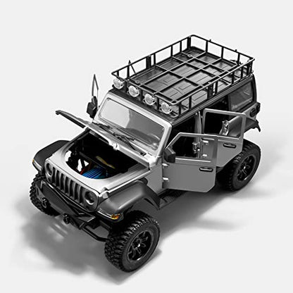 1/12 2.4Ghz Crawler RC Car, Full Scale Throttle/Steering,All Terrain Hobby 4WD Off Road Truck Vehicle Models RC Monster Vehicle Truck Crawler with LED Lights RTR for Adult 14+