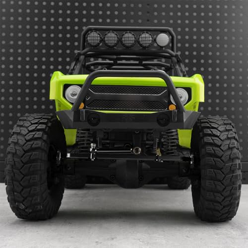 MOHERO Aluminum Steering Link Arm Tie Rod for Axial SCX10 Upgrade - color: Black