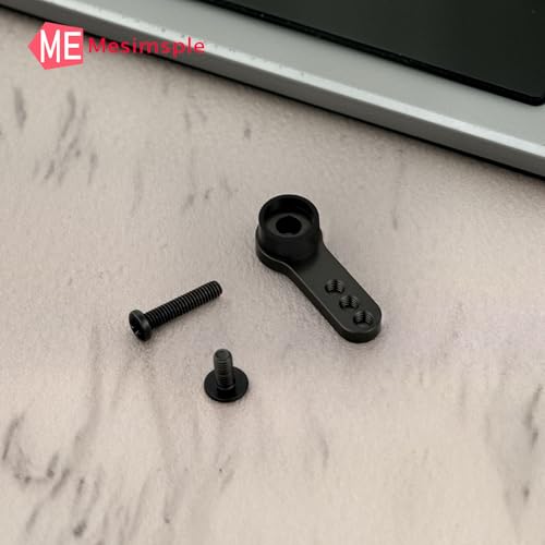 Aluminum 25T Steering Servo Arm Horn for 1/16 H16BM H16DR H16PL 16207 16208 16209 16210 H16 RC Car Series Upgrades Part Black