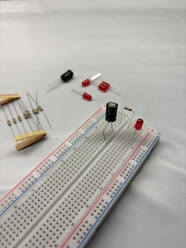 Make: Electronics Third Ed Kit 2 Economy - Beginner, Intermediate, & Advanced (Teen - Adult) Component Pack that Follows The Experiments in Make: Electronics 3rd Ed by Charles Platt - style: Kit 2 (Ch. 4-5) Economy