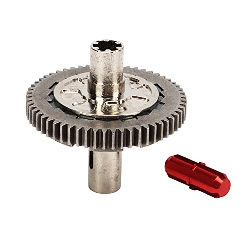 RC Slipper Clutch, 57T RC Clutch Spur Gear Aluminum Alloy Steel RC Slipper Clutch Replacement for 1/10 Upgrade Replace Part (Red) - color: Red