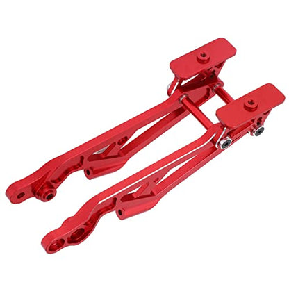 RC Wing Mount Set, RC Car Wing Mount Set Adjustable Metal Rear Wing Mount Set for Arrma 1/8 Remote Control Car Upgrade Accessories(red)
