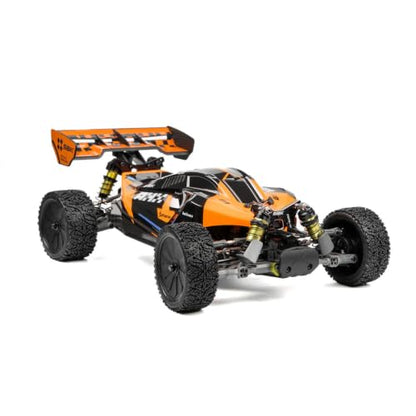 Helidirect Rlaarlo Storm Breaker 1/10 Scale 4WD RTR Brushless RC Buggy, 3S LiPo 50-80km/h - Metal Version - color: Orange