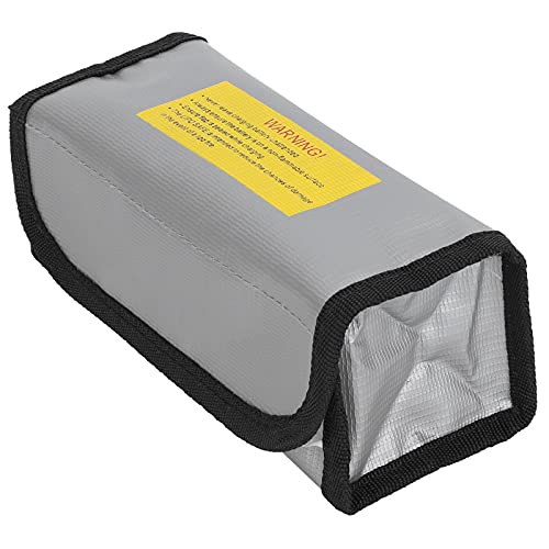 Flame RC Drone LiPo Battery Charging Case with Safe Ventilation LED Status Light Explosion Proof Design Fireproof Storage Box Container