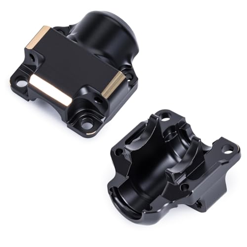 Brass Steering Knuckles Rear Hubs Weights Diff Covers for 1/30 RC Crawler AXIAL SCX30 Ford Bronco 4X4 Jeep Wrangler JLU Upgrades (Front Diff Cover) - color: Front Diff Cover