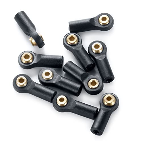 MORLORDY 10Pcs RC Plastic Tied Rod Ends Link Ball Joint Head Kit for 1/24 RC Crawler Car SCX24 Upgrades Accessories, B - style: B