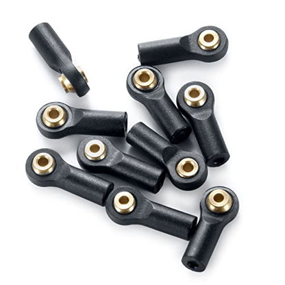 MORLORDY 10Pcs RC Plastic Tied Rod Ends Link Ball Joint Head Kit for 1/24 RC Crawler Car SCX24 Upgrades Accessories, B - style: B