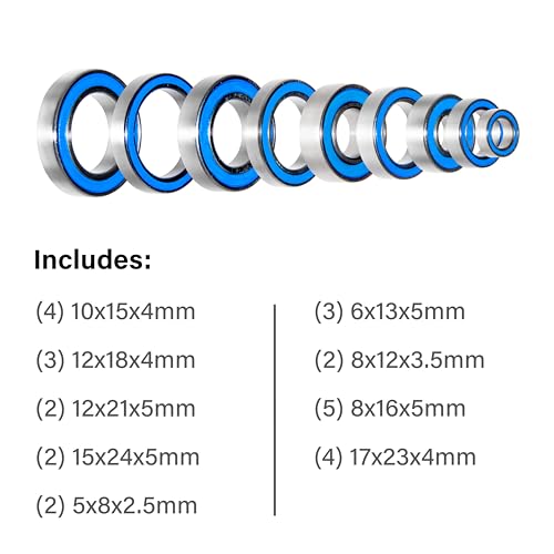 for Traxxas Maxx 4s (Original) with Steel CV Axle Upgrade Only | Bearings Kit