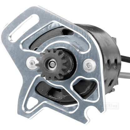 Aluminum RC Motor Mount Upgrades Part for 1/10 Slash 4x4/Slash 4x4 VXL,Alloy Motor Plate Hops Up,Titanium - color: Titanium - Upgrades Part