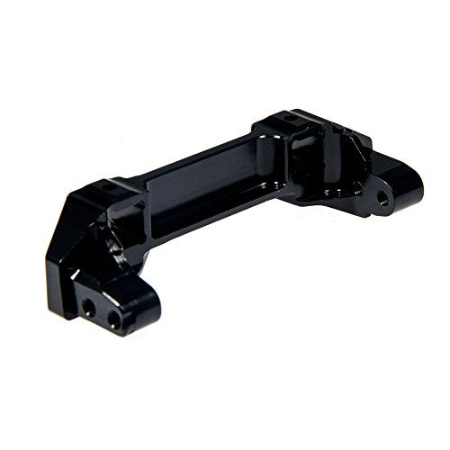 Aluminum Alloy Front Rear Bumper Mount for 1/10 RC TRX-4 Crawler Car(Black) - color: Black