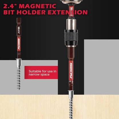 21-Piece 2.5" Hex Head Allen Wrench Drill Bit Set, 1/4" Hex Screwdriver Bits Set with Durable Magnetic Impact Bit Holder, SAE & Metric Allen Key, S2 Steel, Mechanic Home Repair - style: 21 PCS 2.5" Hex