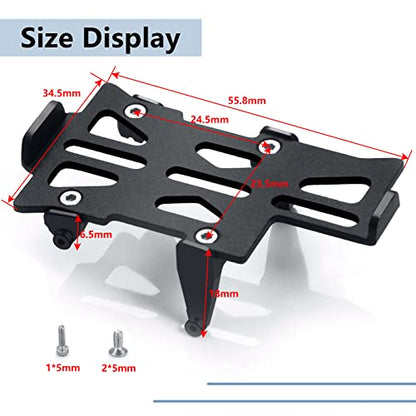 MORLORDY Aluminum Alloy RC Lower Battery Mount Bracket Plate Battery Holder Post for 1/24 RC Crawler Car SCX24 Upgrades Accessories AXI00001 AXI00002 AXI00006 AXI90081 AXI00004