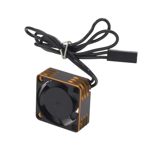 RC Motor Cooling Fan, Lightweight and Stable ESC Motor Cooling Fan 19000rpm for Replacement (Gold) - color: Gold
