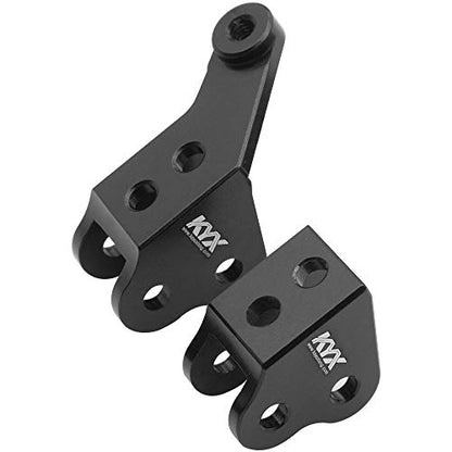 KYX Racing Aluminum Tie Rod Linkage for RC Crawler Car Redcat Gen8 Scout II (Black)