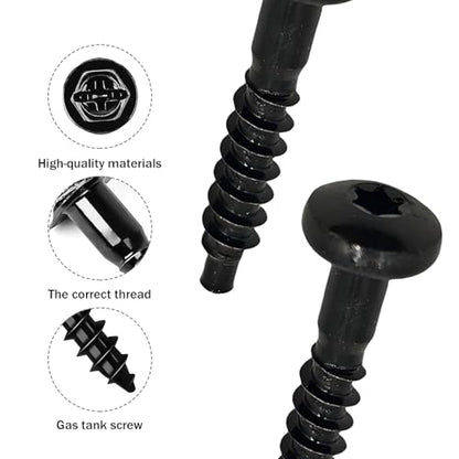 10PCS Air Filter Box Screw, BAS01001 Air Filter Housing Screws, Compatible with Chevrolet, Buick, GMC, Carbon Steel Airs Box Retaining Bolt, Replace 11611199 - size: 10PCS