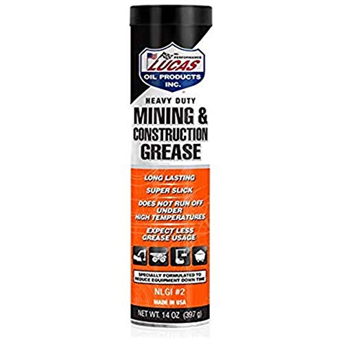 Lucas Oil H/D Minng & Construction Grease/30x1/14.0 OZ Cartridge