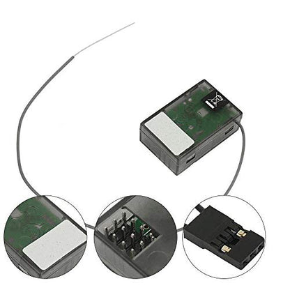 1PCS SR3100 DSM2 Surface Receiver 2.4GHz 3 Channel Modulation for DX3R DX4C DX5C Transmitter for 1/18 Scale Chassis RC Car