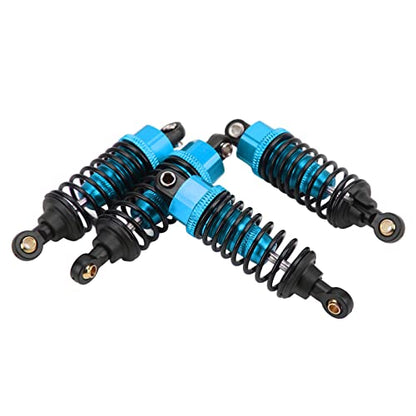 RC Shock Absorber, Aluminium Alloy RC Shock Damper Replacement Threaded Design Practical Accessory Stable and Smooth Damping for TT‑01 TT‑02 TA05 TL‑01 TA03 MF‑01X (Blue) - color: Blue