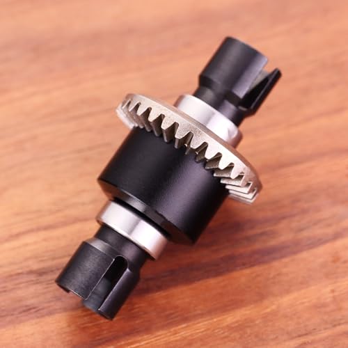 45# Steel Differential Diff Gear for 1/16 H16207 16208 16209 16210 H16H H16E H16P H16BM H16BM H16GT H16DR Series Upgrades Part Black - color: Black