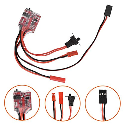 ZJchao 30A Brushed ESC Electronic Speed Controller with Brake for RC Cars - Reliable & High Performance Racing Solution