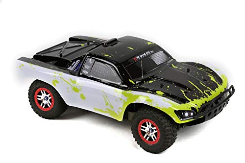 SummitLink Compatible Custom Body Muddy Green Over White/Black Replacement for 1/10 Scale RC Car or Truck (Truck not Included) SS-WBG-02
