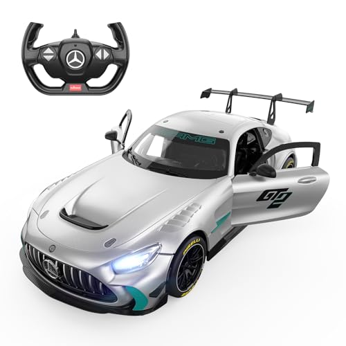 RASTAR 1/14 RC Car Mercedes AMG GT2 Toy Car Mercedes Remote Control Car for Kids, 2.4GHz Silver Model Car - color: Amg Gt2, size: 1/14