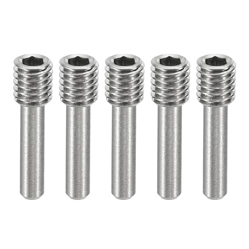 MECCANIXITY 5 Pack Driveshaft Screw Pins, M4x15x4.5mm Universal Stainless Steel Drive Shaft Screw Pins, RC Car Repair Parts for Electric Car/Truck Replacement - size: M4x15x4.5mm