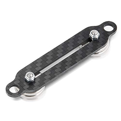 RC Car Front Shell Column Magnetic Stand Invisible Body Post Front Body Mounts Stealth CNC with Magnet for 1:10 RC Crawler Car Axial SCX10 90046 Upgrades