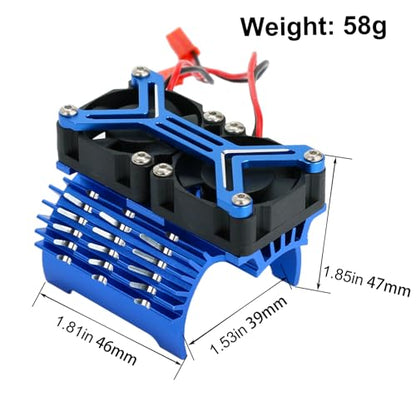RC Motor Cooling Fan 15000 RPM for Arrma1/8 Typhon 6S Kraton 6S 1/7 Felony Mojave, for 4274 4068 4268 Brushless Motors