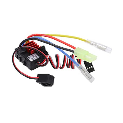 RC 25A Brushed ESC, Waterproof Integrated Design with Multiple Protection Functions and Durable Material, for 1/18 1/24 RC Car Electric RVs Truck Climbing Car Tank