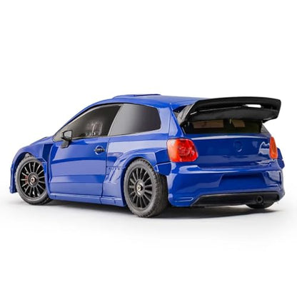 LD2801 1/28 RC Drift Car, Full Proportional 4WD Remote Control Racing Vehicle, High Speed Electric Car for Adults, Mini Hobby Grade Model Gift (Blue) - color: Blue (Ld2801)