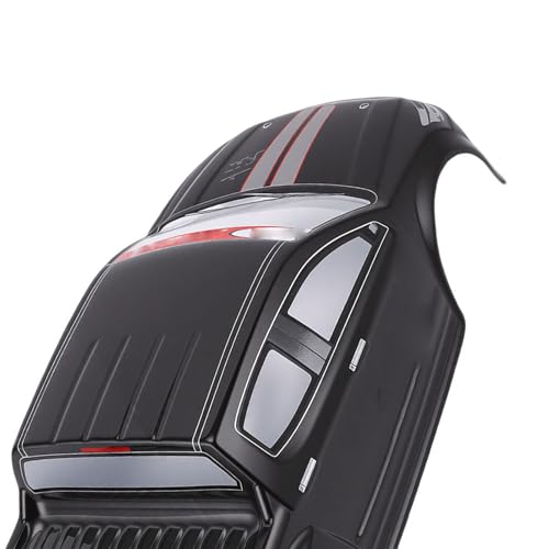 Vikye 1/10 RC Car Body Shell, Lightweight Replacement Cover Case with Clear Patterns, for 26cm Wheelbase On Road Cars (Black) - color: Black