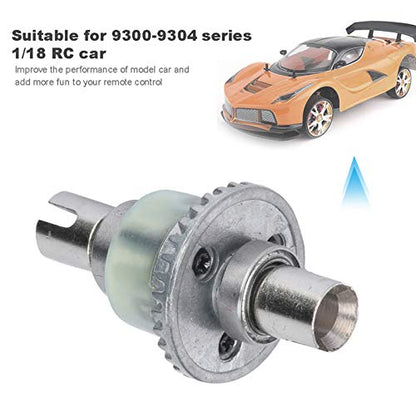Alloy Differential Assembly for 1/18 RC Truck 9300-9304, High Precision RC Car Upgrade Part, Lightweight Metal Gear Diff with Smooth Power Transfer for PXtoys High -