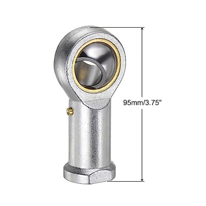 uxcell PHSB12 3/4 Inch Female Rod End Bearing Set - 2pcs of 3/4-16 Left and Right Hand Thread Rod Ends with Jam Nut - size: 3/4