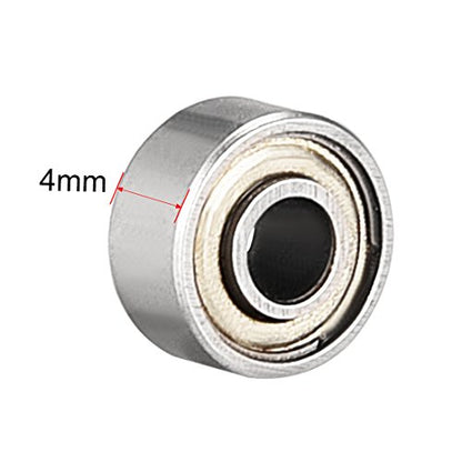 uxcell 693ZZ Deep Groove Ball Bearing Double Shield 693-2Z 2080093, 3mm x 8mm x 4mm Carbon Steel Bearings (Pack of 20) - size: 3mmx8mmx4mm