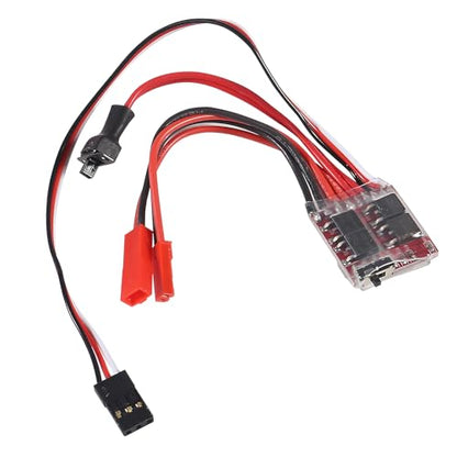 Mini 20A ESC Motor Speed RC ESC 2KHz Forward Reverse Brush Brake RC 2S for Controller Boat RC Car Tank (4pcs) - color: 4pcs
