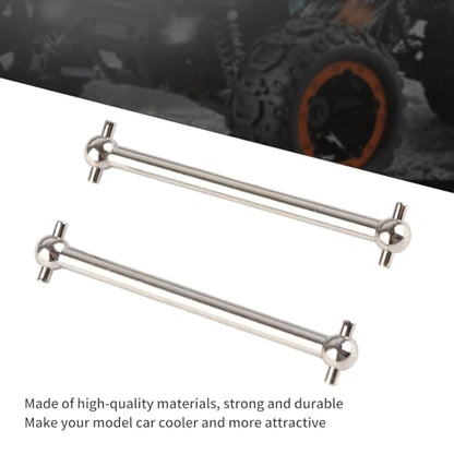 KIMISS Car Drive Shaft, 2PCS RC Metal Rear Dogbones Drive Shaft for 16889 1/16 RC Car Spare Parts Upgrade M16106 Aluminum Alloy