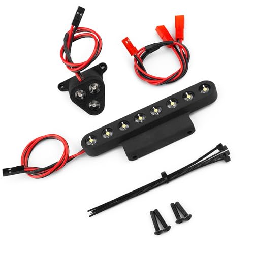 MORLORDY 1/8 RC Car LED Light Kit - Headlight Taillight Set for 1/8 Arrma Notorious 6S RC Trucks Upgrade Parts