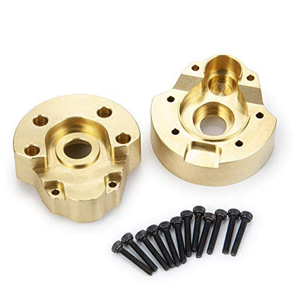 Heavy Brass Outer Portal Drive Housing 65g for 1/10 Redcat GEN8 RC Car (2PCS) - size: 2PCS