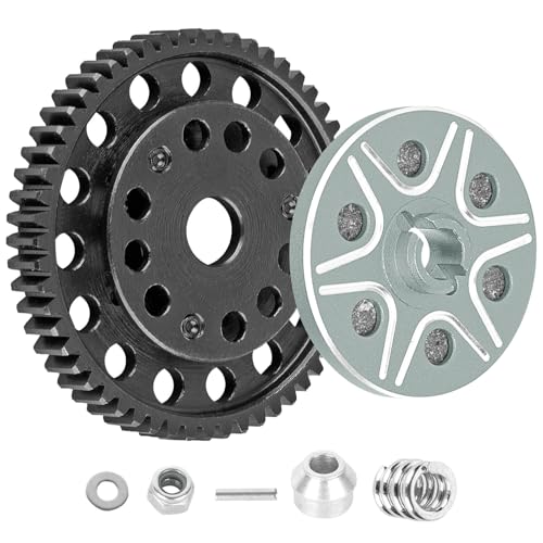 RCMYou RC 56T Slipper Clutch (0.8Mod) Transmission Gears Spur Gear Upgrades Part for 1/10 Rustler 2wd VXL/Slash 2wd VXL/Stampede 2wd VXL/Bandit 2wd VXL,56T Slipper Clutch,Titanium - color: Titanium - (56t Slipper Clutch)