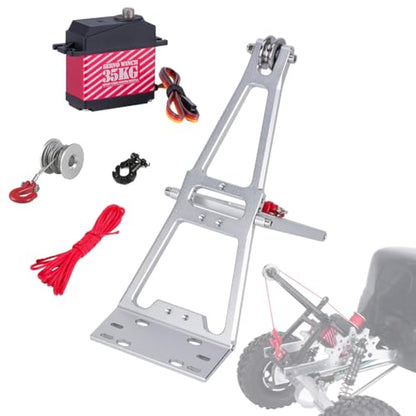 RC Winch/Servo Rescue Truck Tow Truck Crane Arm Wrecker DIY Tool 1/10 RC Crawler Car Axial SCX10 D90 TRX4 Capra LCG Chassis Part (B 5 in 1 Wrecker KIT) - color: B 5 in 1 Wrecker Kit
