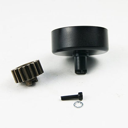 Clutch Bell Pinion Gear Fit Rovan HPI Baja 5B 5T 5SC Buggy Truck | 1/5, RC car, Fit Rofun, CNC version, Made of steel, 17T pinion gear with cup